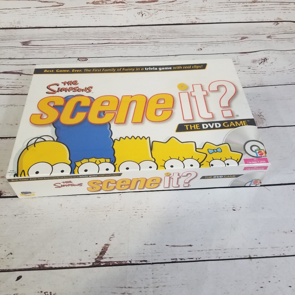 Simpsons scene it DVD game New Sealed
